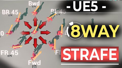 UE5: How To Strafe (In 3 Minutes!)