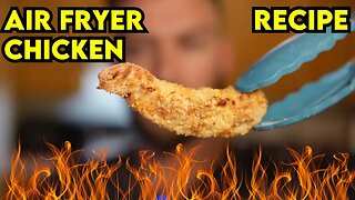 How to Make AIR FRYER Chicken Tenders Recipe (Chicken Breast)