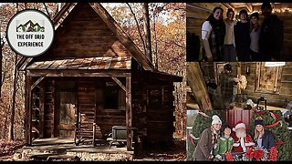 First Old-Fashioned Family Thanksgiving at the Off Grid Cabin | Start of a Tradition