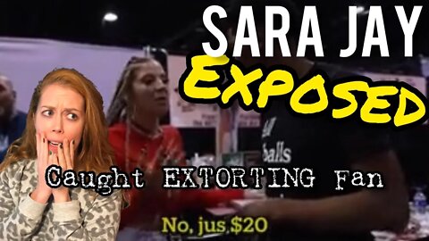 Sara Jay EXPOSED! Extorting a fan at Exxotica in Chicago! Chrissie Mayr's Wet Spot on Compound Media