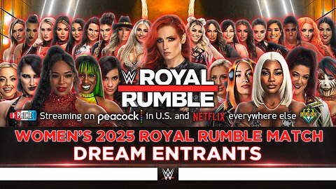 WWE Women's 2025 Royal Rumble Match - Dream Entrants