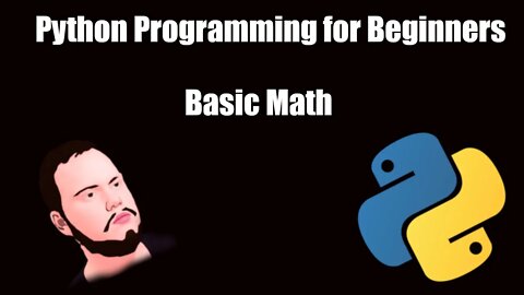 #3 Python Programming for Beginners | Basic Math