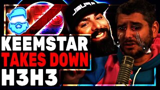 H3H3 Taken DOWN By Keemstar! 2 STRIKES For H3 Podcast After Crossing The Line!
