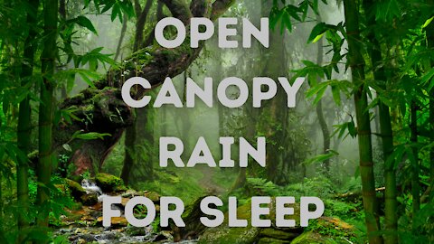 PureWater Open Canopy Relaxing Rain and Peace..