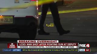 Deputy-involved shooting outside Fort Myers hotel