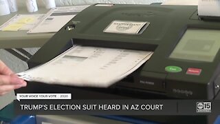 Trumps election suit heard in Arizona court