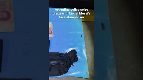 Police seize drugs with Lionel Messi's face on #shorts