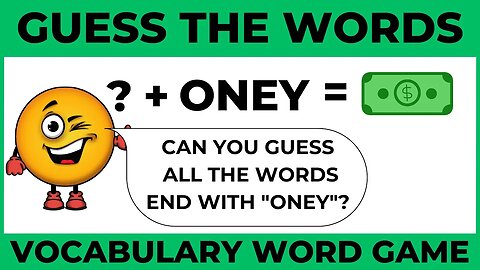 Guess the Word Vocabulary Game | Brain Teasers | Riddles with Answers | Part-I