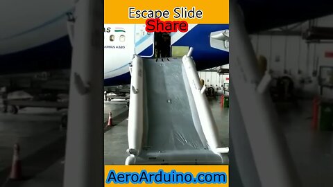 How Escape Slide Really Shoots #Aviation #Flying #AeroArduino