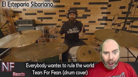 El Estepario Sibariano – Drum Cover “Everybody wants to rule the world” reaction