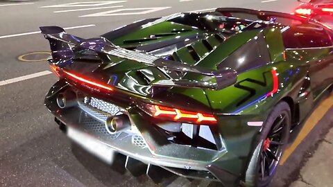 Lamborghini SVJ Backfire Exhaust and Sound