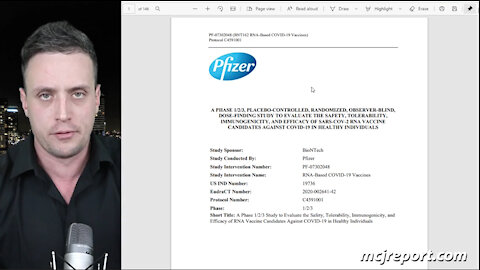 Pfizer document suggests potential of vaccine transmission