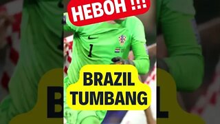 ❤️‍🔥 Heboh !!! Brazil Tumbang #shorts #pialadunia #worldcup2022