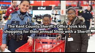 The Kent County Sheriff's Office took kids shopping for their annual Shop with a Sheriff.