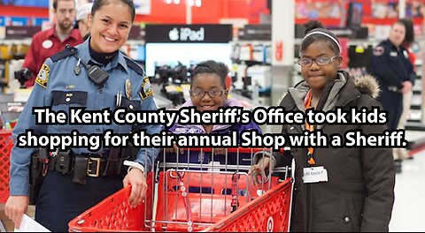 The Kent County Sheriff's Office took kids shopping for their annual Shop with a Sheriff.