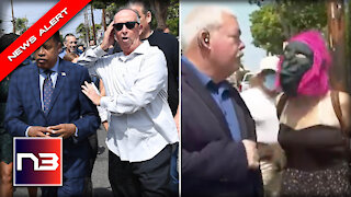BREAKING: Violent Leftists Attack Larry Elder in Broad Daylight