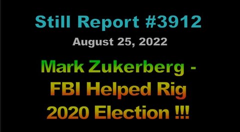 Mark Zuckerberg – FBI Helped Rig 2020 Election, 3912