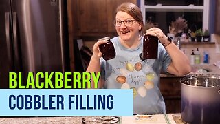 Homemade Blackberry Cobbler Filling | Every Bit Counts Challenge Day 25