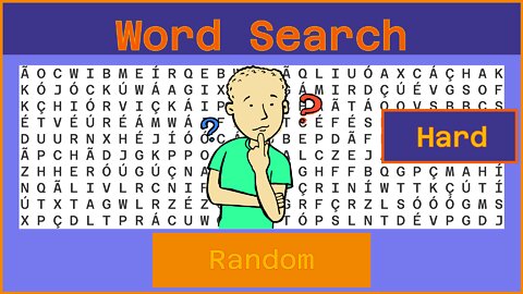 Word Search - Challenge 09/01/2022 - Hard - Random