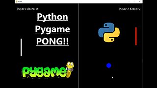 Pong - Demo | Python | Pygame Module | Programming Beginners