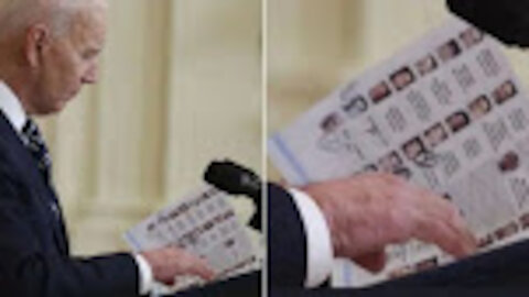 BUSTED! Biden’s ‘Cheat Sheet’ Contained Names, Photos of ‘Friendly’ Reporters to Call On!