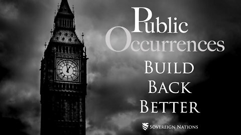 Build Back Better | Public Occurrences, Ep. 70