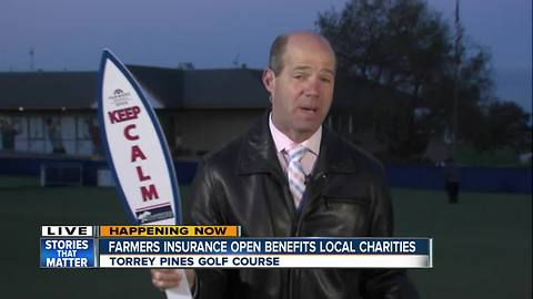 Farmers Insurance Open benefits local charities