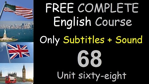 At the Kennedy airport - Lesson 68 - FREE COMPLETE ENGLISH COURSE FOR THE WHOLE WORLD