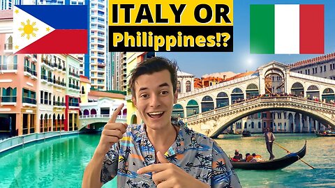 Philippines or Italy!? 🇵🇭🇮🇹 Venice Grand Canal Mall 😱