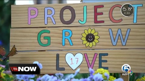 'Project Grow Love' offers quiet place to reflect outside Marjory Stoneman Douglas High School