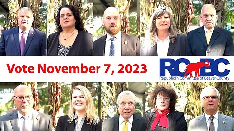 Beaver County Republican Candidates' Call to Vote November 7, 2023