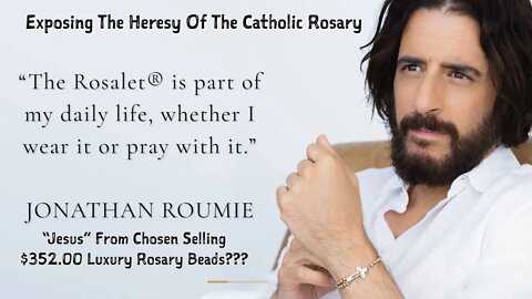 "Jesus" Actor Jonathan Roumie From Chosen Selling Luxury Rosary Beads??? - Rosalet - Dallas Jenkins