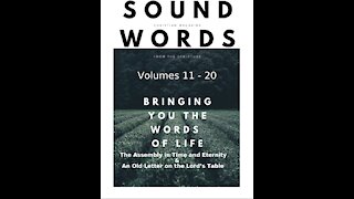 Sound Words, The Assembly in Times and Eternity & An Old Letter on the Lord's Table