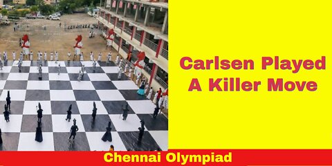 Carlsen Played A Killer Move And His Opponent Resigned | Carlsen vs Batsuren: 44th Olympiad 2022