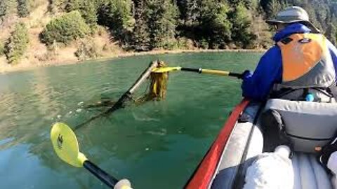 Kayaking on the Big River in Mendocino California