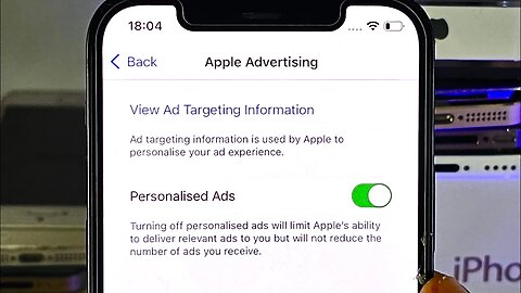 How to enable limit ad tracking on iPhone