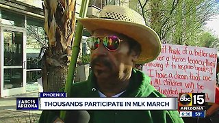 Thousands participate in MLK march in Phoenix