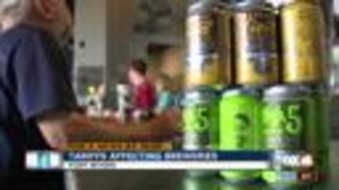Tariff on aluminum and steel affecting local breweries