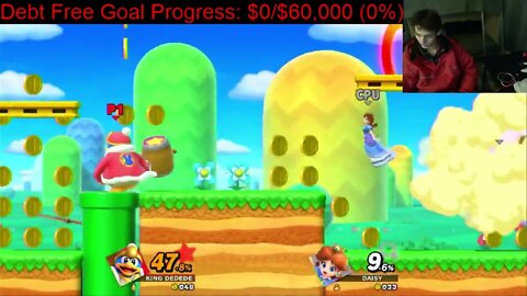 King Dedede VS Daisy On The Hardest Difficulty In A Super Smash Bros Ultimate Match With Commentary