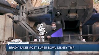 Tom Brady takes post-Super Bowl trip to Disney World, smack-talks Kylo Ren