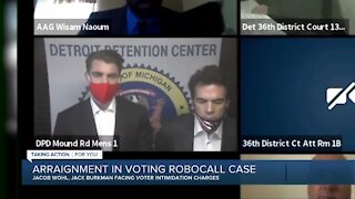 Conservative activists accused of voter intimidation appear in Detroit courtroom