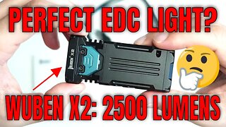 Wuben X-2 Review: 2,500 Lumen Innovative Flashlight - The PERFECT EDC Light?