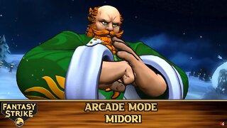 Fantasy Strike: Arcade Mode - Midori 🐉