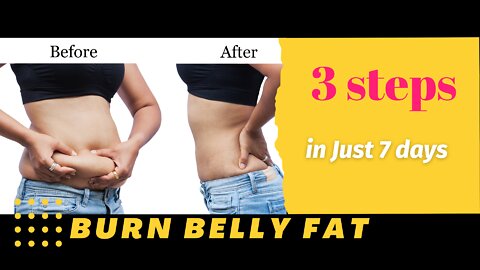 How To Lose Belly Fat In Just 7 Days