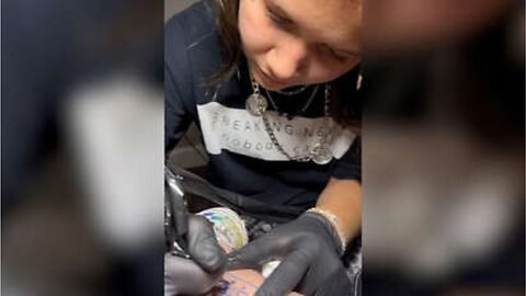 12-year-old takes the tattoo world by storm as the youngest tattoo artist