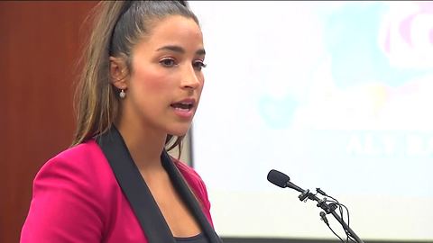 Gold Medalist Gymnast Aly Raisman Speaks at Larry Nassar's Sentencing Hearing