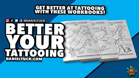 Get Better At Tattooing!🩸The Tattoo Journals Workbook Series