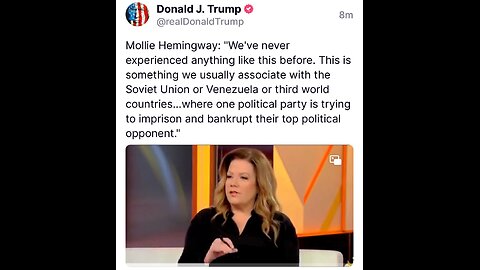 Trump Truth | Mollie Hemingway "They're Trying To Imprison And Bankrupt Their Top Political Opponent"