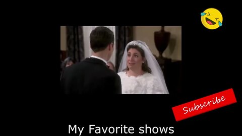 The Big Bang Theory - Sheldon and Amy's wedding #shorts #tbbt #ytshorts #sitcom