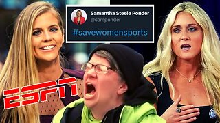 Woke Media ATTACKS ESPN's Sam Ponder For STANDING UP With Riley Gaines To Protect Women's Sports